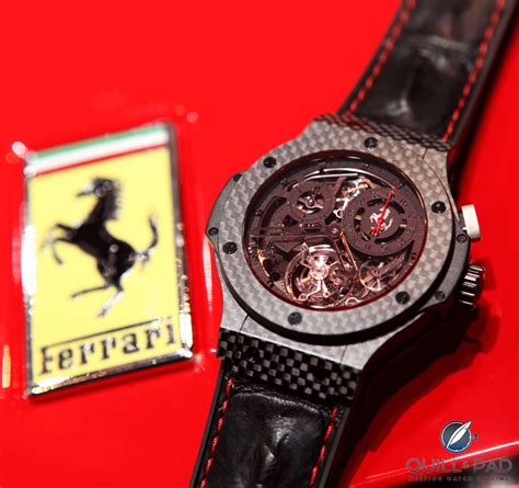 francois hublot|Hublot and ferrari.